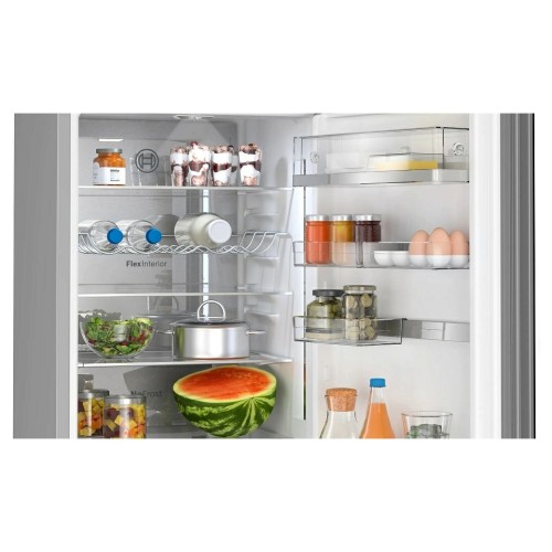 REFRIGERATORS FREESTANDING  KGN39LBCF (203x60 / C / BLACK GLASS / FNF)